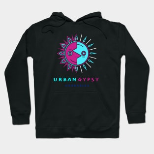 Urban Gypsy Wearables – Half Sun Moon Smiling Hoodie